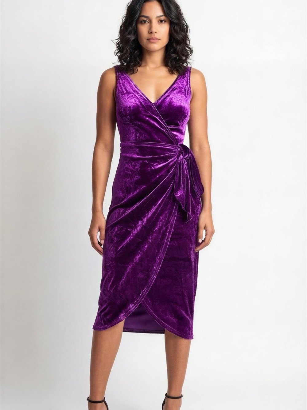 elegant velvet dress